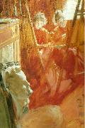 Anders Zorn les demoiselles schwartz oil painting on canvas